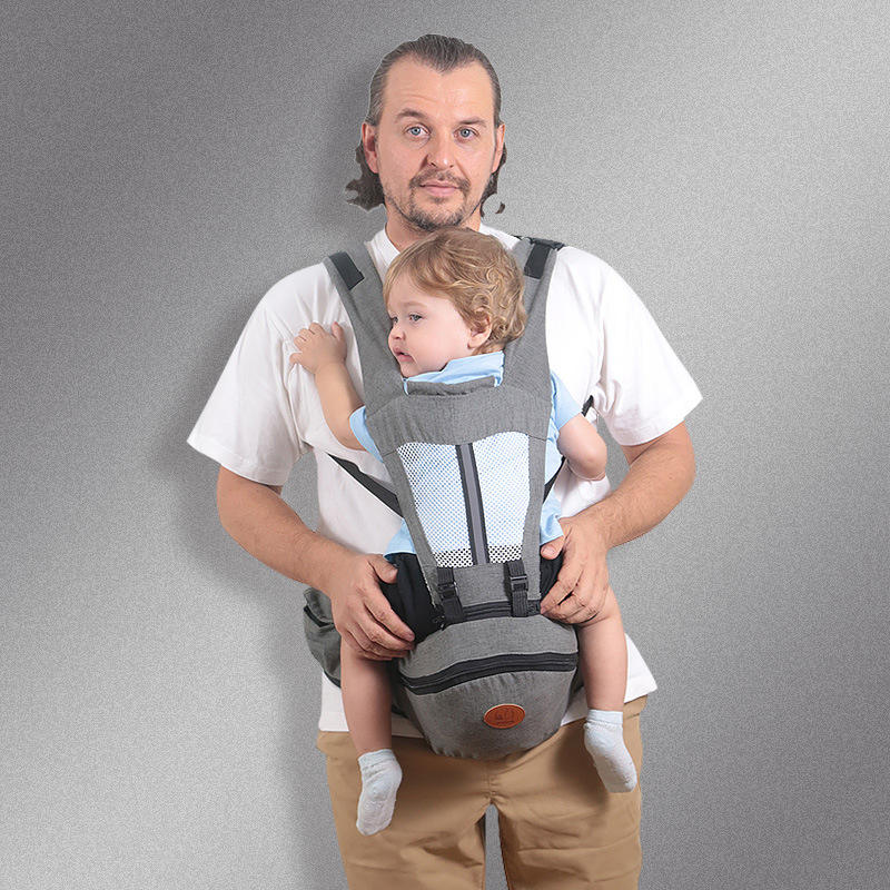 Ergonomic Baby Hip Seat Carrier with Storage Pocket – Adjustable Waist Stool for Infants & Toddlers
