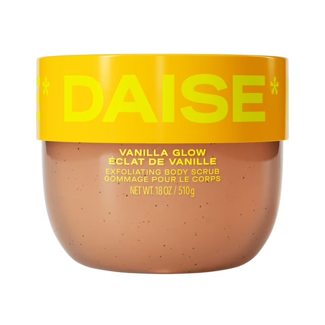 DAISE Exfoliating Body Scrub in Vanilla Glow, For Soft Glowing Skin, 18 oz/510 g, body scrub, exfoliant, skin, glowing