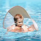 Baby Swan Swimming Ring with Sun Protection Canopy – Inflatable Float for Infants & Toddlers