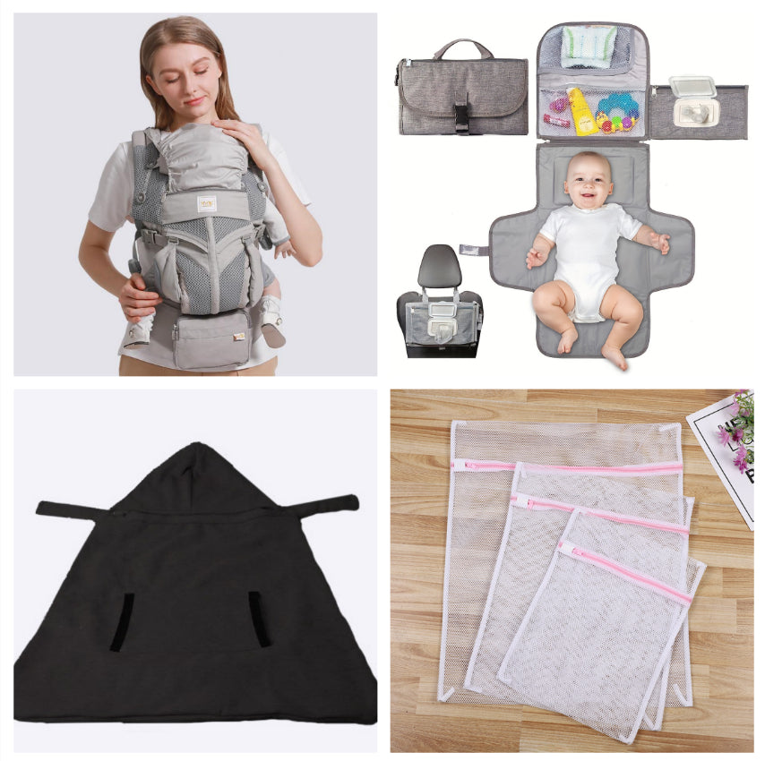 Front & Rear Dual-Use Baby Carrier for Mothers & Infants – Adjustable Comfortable Design
