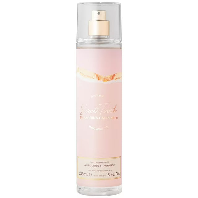 SABRINA CARPENTER SWEET TOOTH BODY SPRAY, SABRINA CARPENTER SWEET TOOTH SPRAY- 236 ML