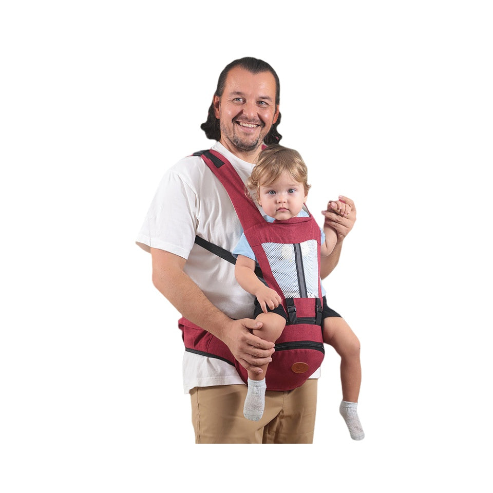 Ergonomic Baby Hip Seat Carrier with Storage Pocket – Adjustable Waist Stool for Infants & Toddlers