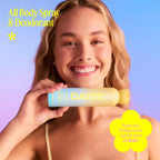 DAISE Sunny Daise All Body Spray & Deodorant in Vanilla & Coconut for 24h Freshness, 3.5 oz/120 ml, aerosol, perfume, scent
