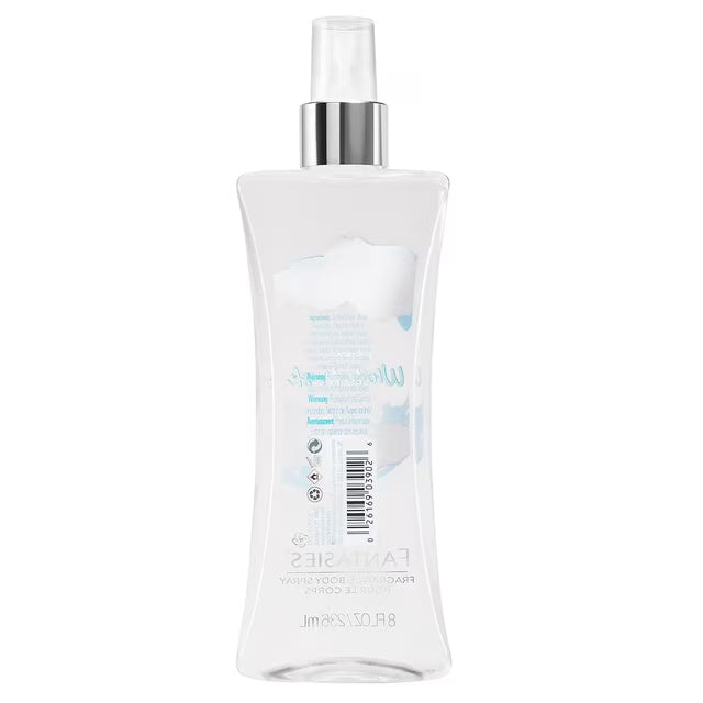 Body Fantasiies Signature Fresh White Musk Body Spray for Women, Long-Lasting Fragrance Mist, Light & Clean Scent, Everyday Perfume Spray, 236mL