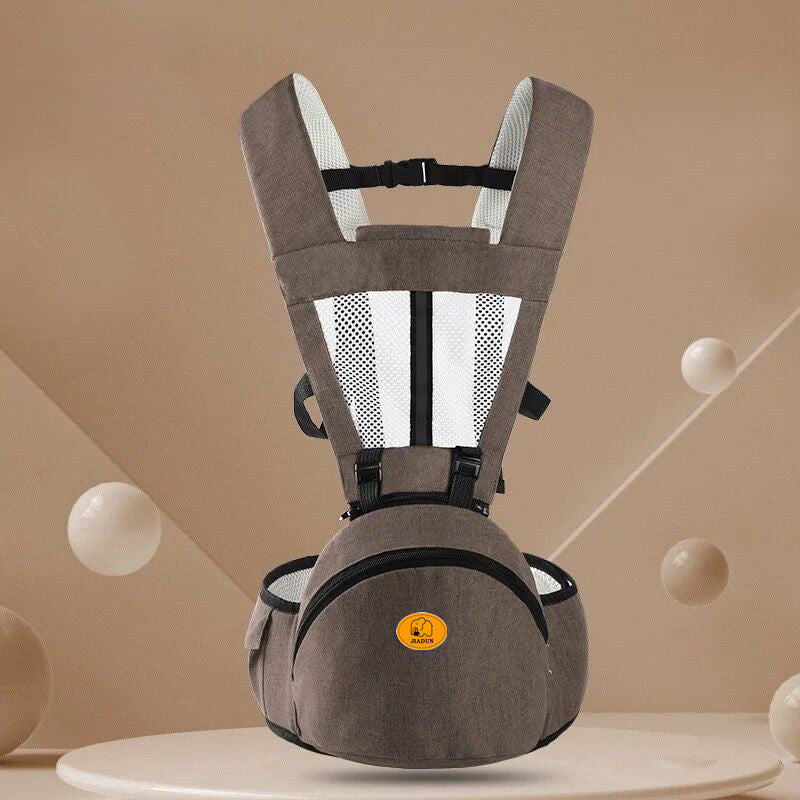 Ergonomic Baby Hip Seat Carrier with Storage Pocket – Adjustable Waist Stool for Infants & Toddlers