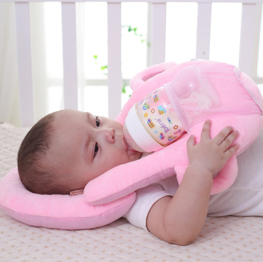Plush Baby Feeding Pillow – Comfortable Nursing Support Cushion