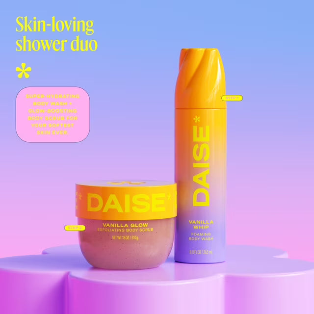 DAISE Foaming Body Wash in Vanilla Whip, Ultra Hydrating for Skin, 8.8 oz/250 g, body wash, body cleanser
