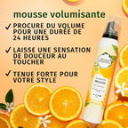 Herbal Essences Volumizing Mousse, Weightless Volume, All Day Hold Mousse for Fine Hair, 192g