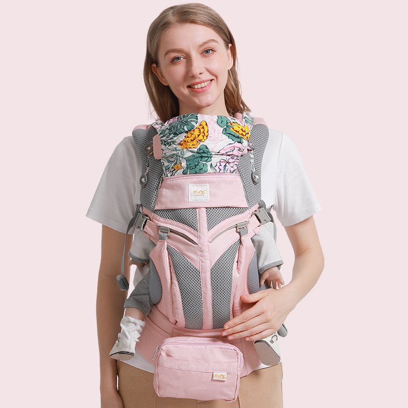 Front & Rear Dual-Use Baby Carrier for Mothers & Infants – Adjustable Comfortable Design