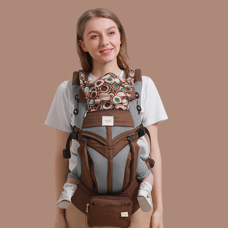 Front & Rear Dual-Use Baby Carrier for Mothers & Infants – Adjustable Comfortable Design