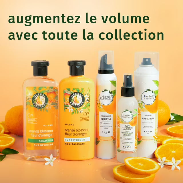 Herbal Essences Volumizing Mousse, Weightless Volume, All Day Hold Mousse for Fine Hair, 192g