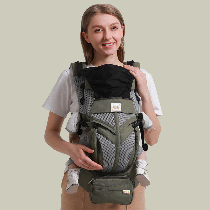 Front & Rear Dual-Use Baby Carrier for Mothers & Infants – Adjustable Comfortable Design