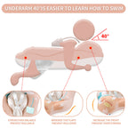 Baby Swan Swimming Ring with Sun Protection Canopy – Inflatable Float for Infants & Toddlers