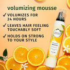 Herbal Essences Volumizing Mousse, Weightless Volume, All Day Hold Mousse for Fine Hair, 192g