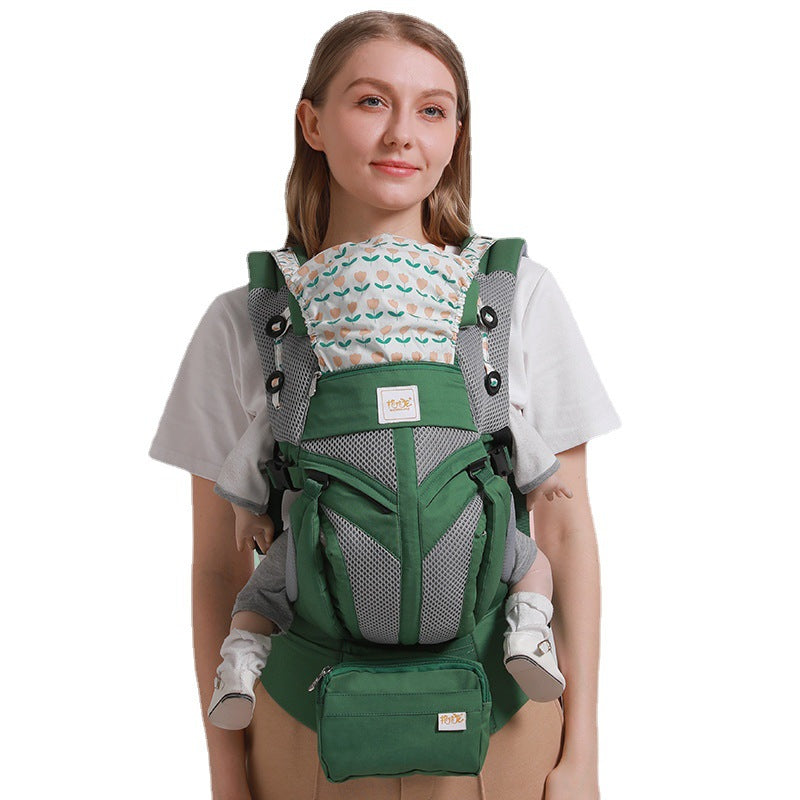 Front & Rear Dual-Use Baby Carrier for Mothers & Infants – Adjustable Comfortable Design