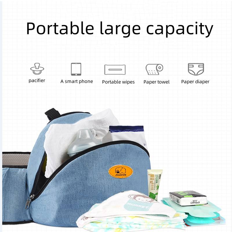 Ergonomic Baby Hip Seat Carrier with Storage Pocket – Adjustable Waist Stool for Infants & Toddlers