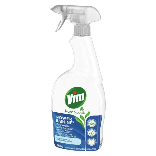 Vim Power & Shine Bathroom Spray Cleaner, 700 ml Spray Cleaner