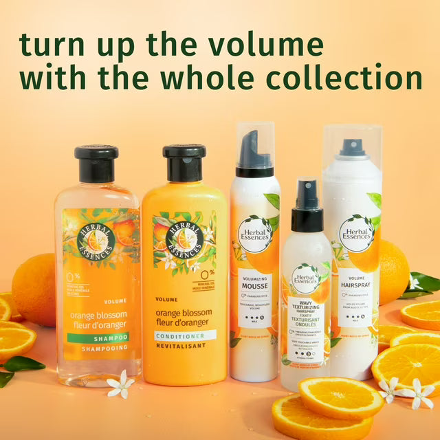Herbal Essences Volumizing Mousse, Weightless Volume, All Day Hold Mousse for Fine Hair, 192g