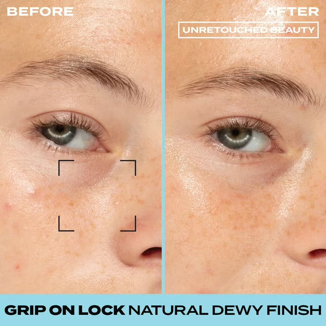 Hard Candy Grip On Lock Water-based 12-Hour Face Primer, Hydrating, Aloe Vera, Niacinamide, 1.52 fluid ounces
