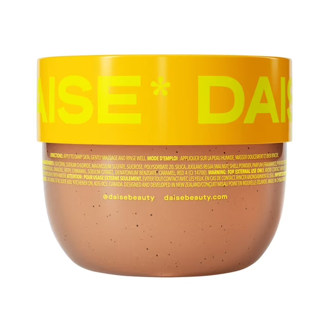 DAISE Exfoliating Body Scrub in Vanilla Glow, For Soft Glowing Skin, 18 oz/510 g, body scrub, exfoliant, skin, glowing